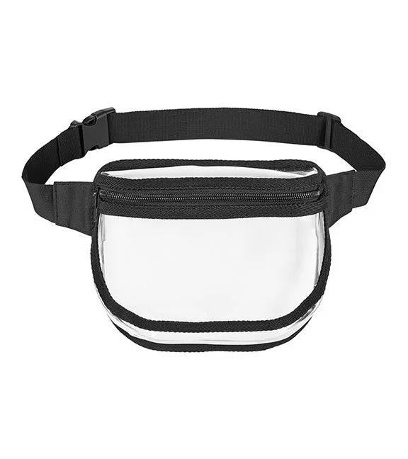 Sports outdoor style BE264 - BAGedge Unisex Clear PVC Fanny Pack