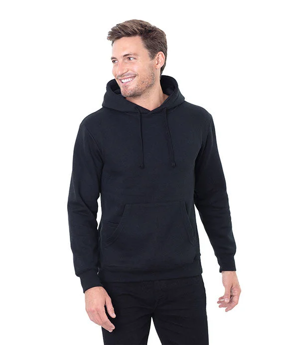 Comfortable Looks T2000 - Threadfast Apparel Unisex Epic Fleece Pullover Hooded Sweatshirt | Black