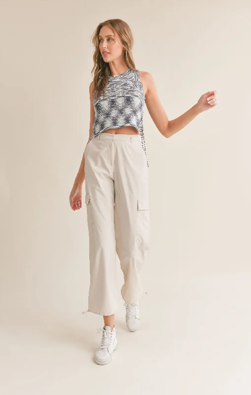 All-Day Wear Sadie And Sage Airy Cargo Nylon Pants