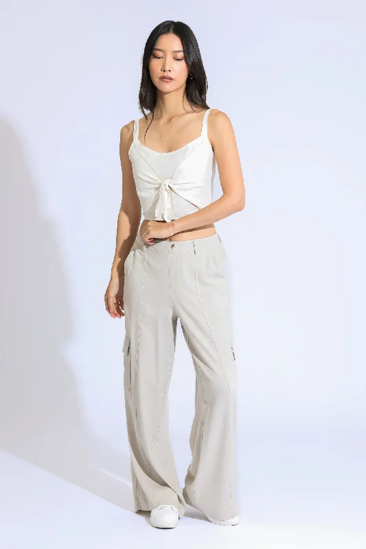 Energetic SEAMED CARGO PANT - OATMEAL