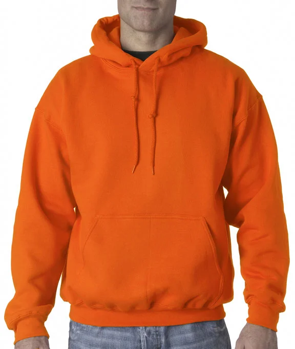 Cozy Vibes 12500 - Gildan DryBlend® Adult Hooded Sweatshirt | Safety Orange