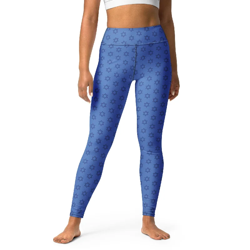 Moisture wicking Hanukkah Print Yoga Leggings