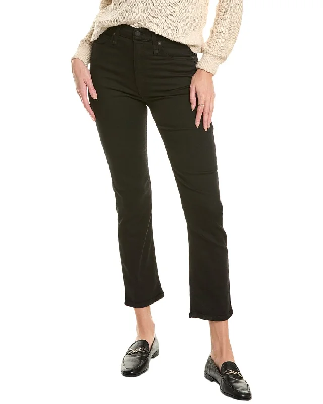 Basic Comfort rag & bone Fern Black High-Rise Slim Jean