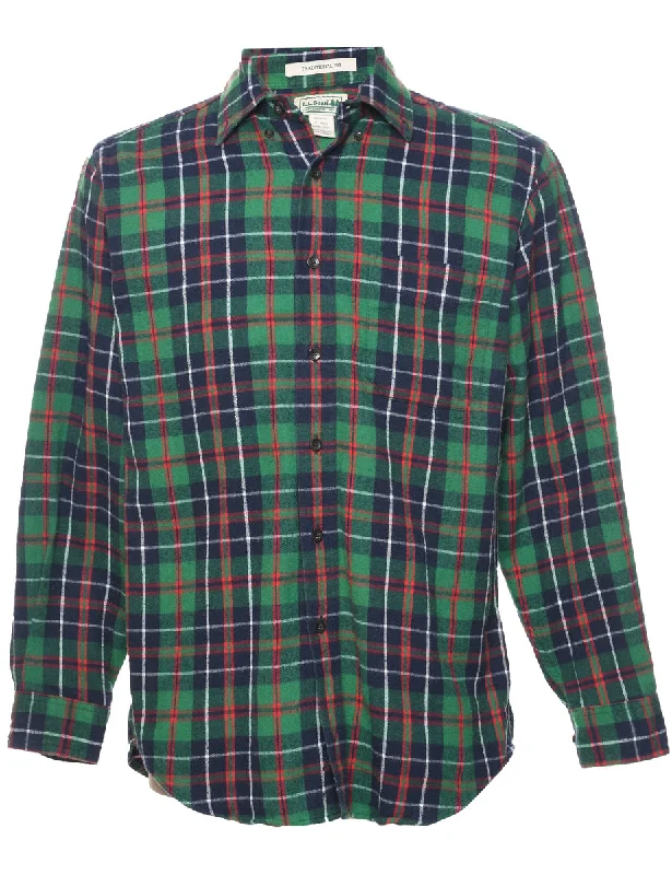 Slim Fit L.L. Bean Checked Shirt - S