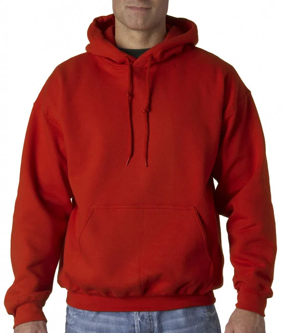 Basic Comfort 12500 - Gildan DryBlend® Adult Hooded Sweatshirt | Red