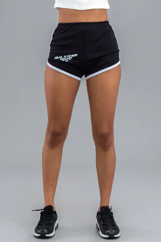 Classic Style BLK N WHITE BURBS VARSITY SHORTS