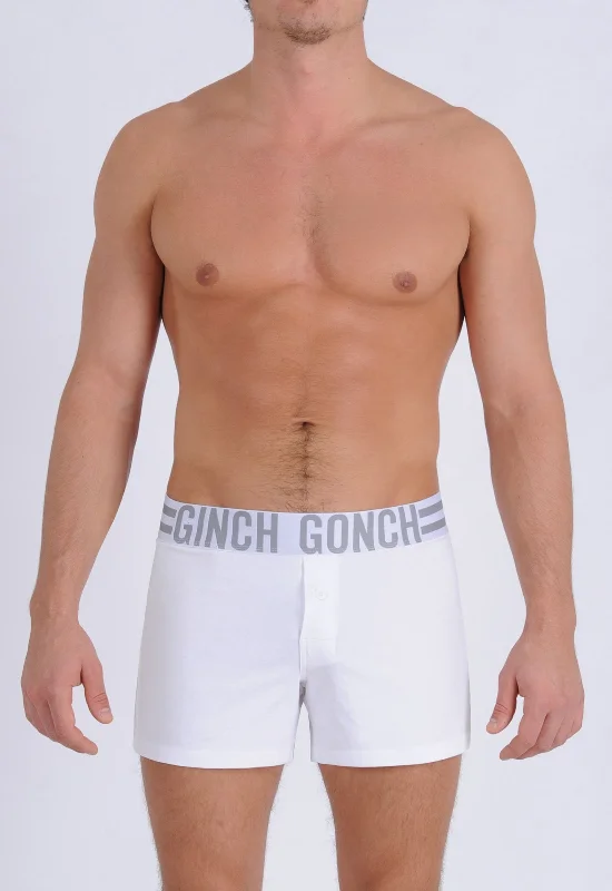 Unique Prints Signature Series - Boxer Shorts - White