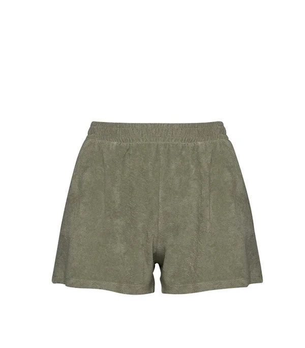 Casual And Comfortable Canis Terry Shorts Light Green