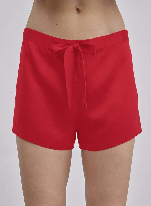 High-end Design Belted Woven Shorts