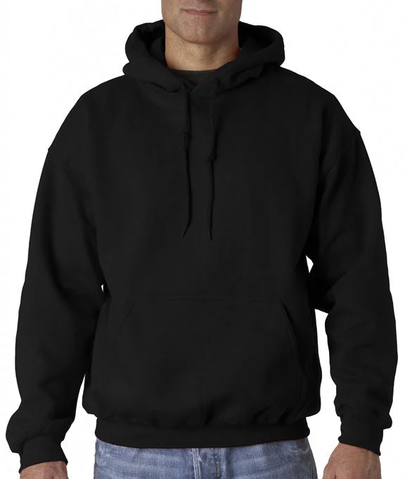 Easy Style 12500 - Gildan DryBlend® Adult Hooded Sweatshirt | Black