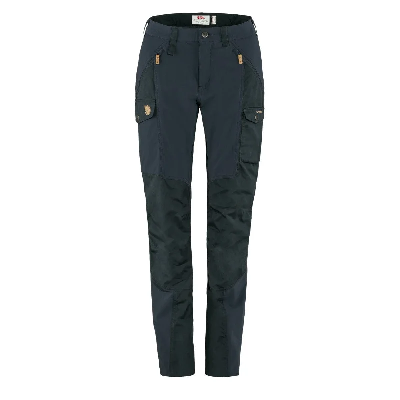 Easygoing Fashion Fjallraven Womens Nikka Trousers Curved Dark Navy