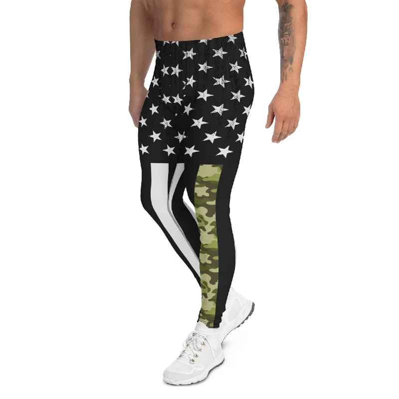 Elegant Classic Armed Forces Men's Leggings
