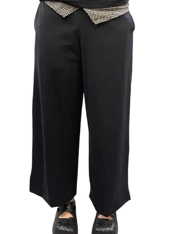 Extra long version Ido Pants In Black
