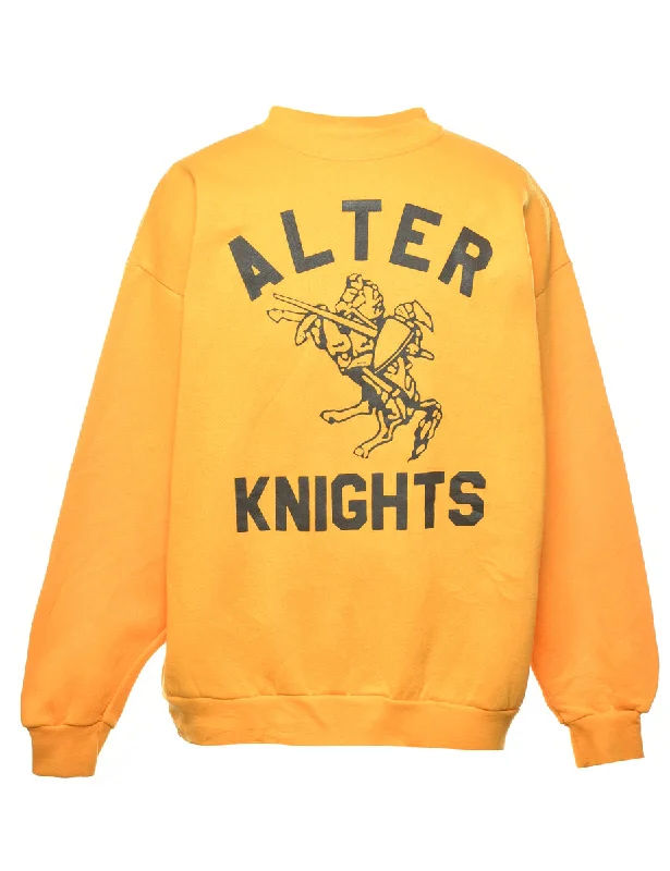 Effortless Style Alter Knights Printed Sweatshirt - L