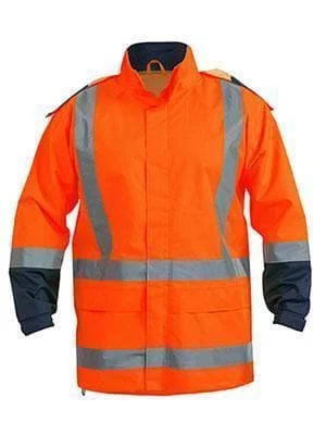 Weekend Wear Bisley Workwear Taped Hi Vis Rain Shell Jacket (Waterproof) BJ6967T