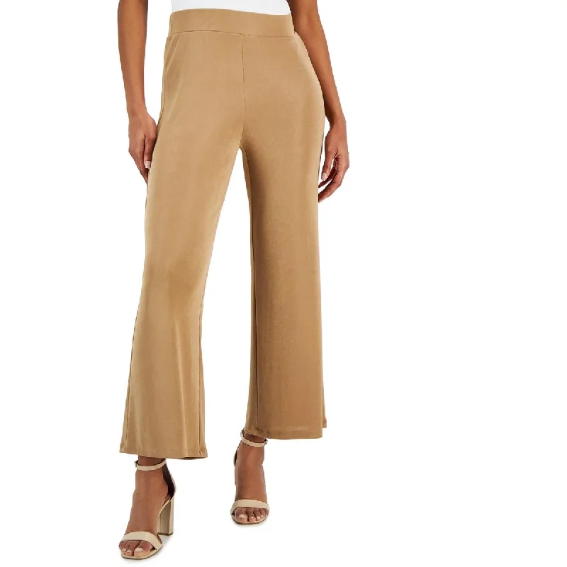Light Comfort Kasper Womens Stretch Knit Wide Leg Pants