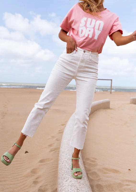 Casual Comfort White Baptiste Jeans