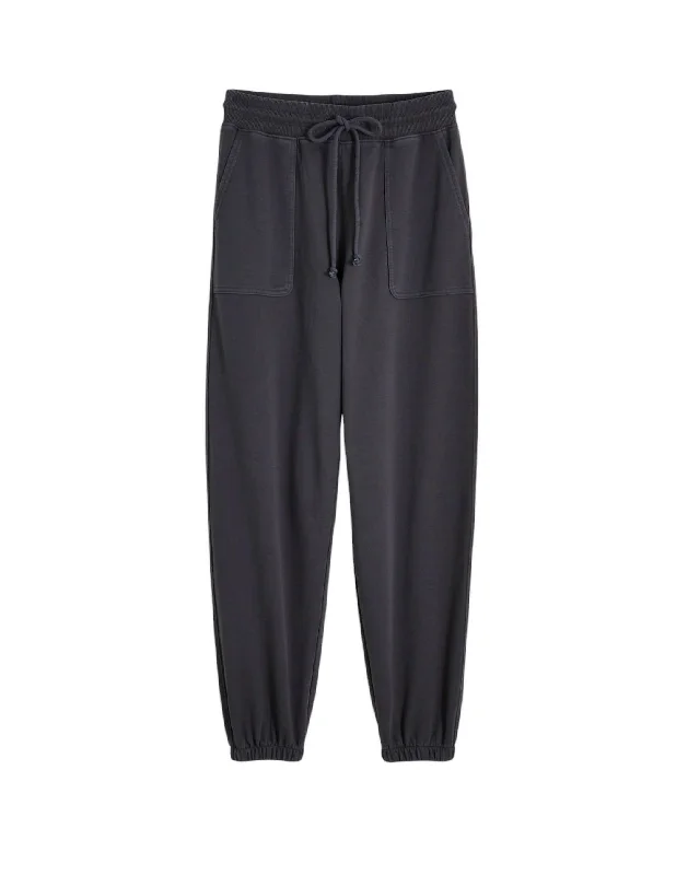 Effortless Dressing Women's Terry Classic Jogger In Grey