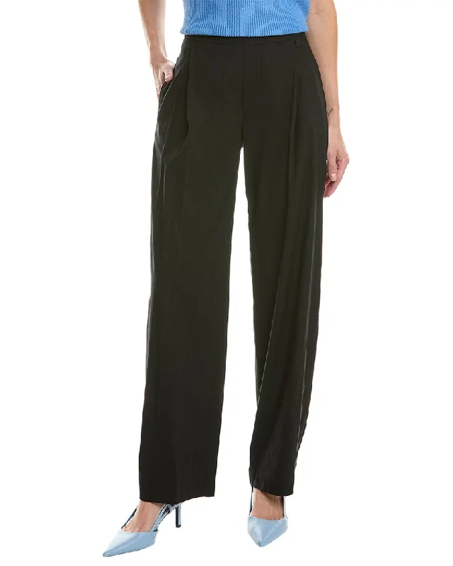 Chic Outfits Vince Pleat Front Linen-Blend Pant