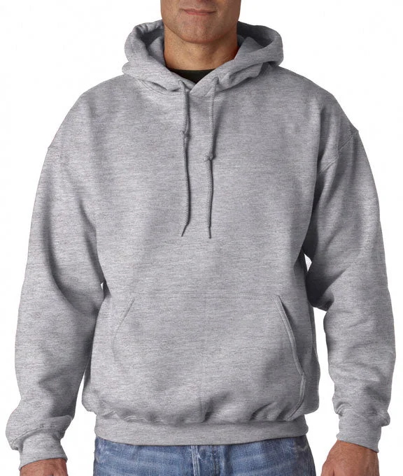 Sporty Elegance 12500 - Gildan DryBlend® Adult Hooded Sweatshirt | Sport Grey