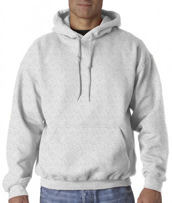 Lounge Chic 12500 - Gildan DryBlend® Adult Hooded Sweatshirt | Ash Grey