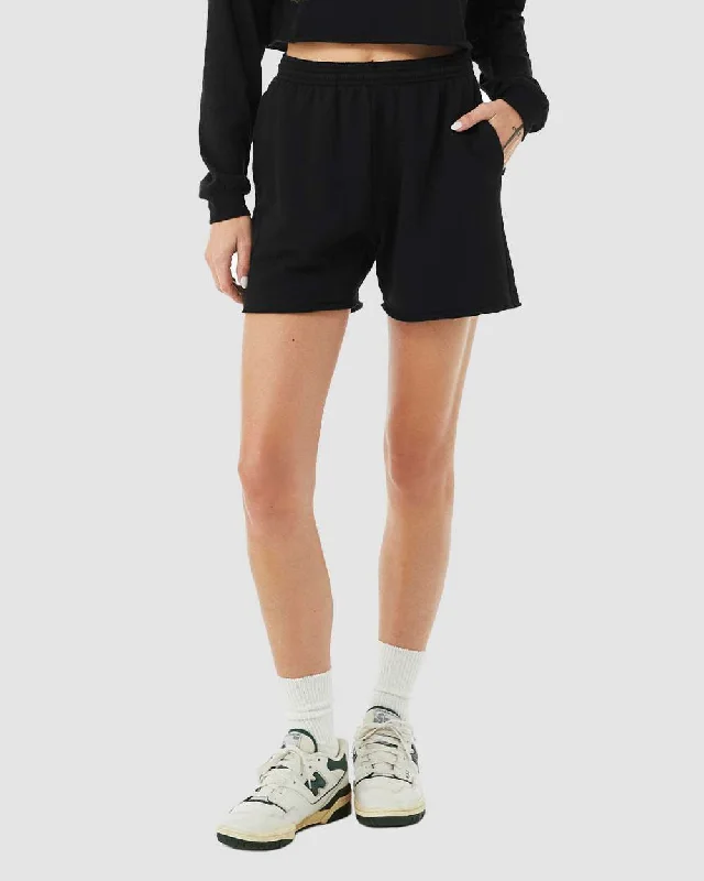 Dessert Matching BELLA + CANVAS Women's Cutoff Fleece Shorts