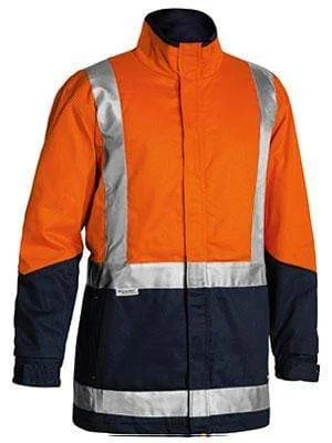 Weekend Style Bisley Workwear 3m Taped Hi Vis 3 In 1 Drill Jacket BJ6970T