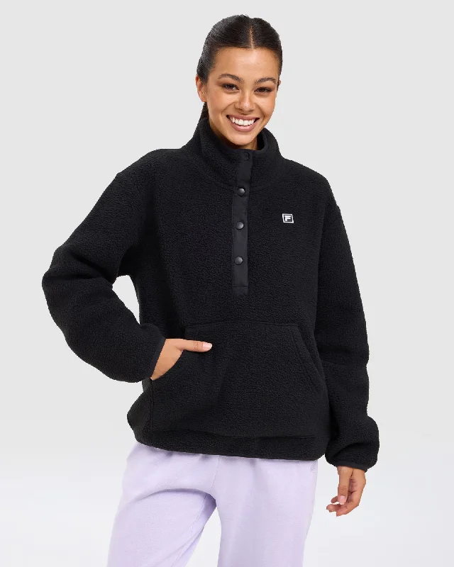 Effortless Wear Women's Violet Fleece Pullover