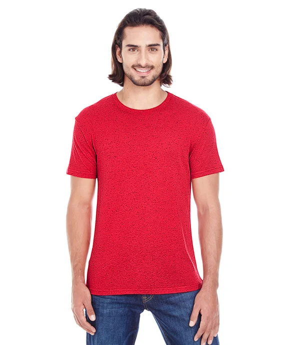 Soft Comfort 103A - Threadfast Apparel Mens Tri-blend Fleck Short-Sleeve T-Shirt | Red Fleck