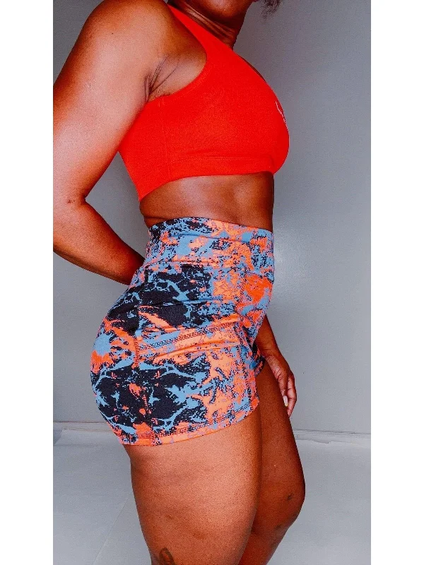 High-end Design Graphic Print Shorts