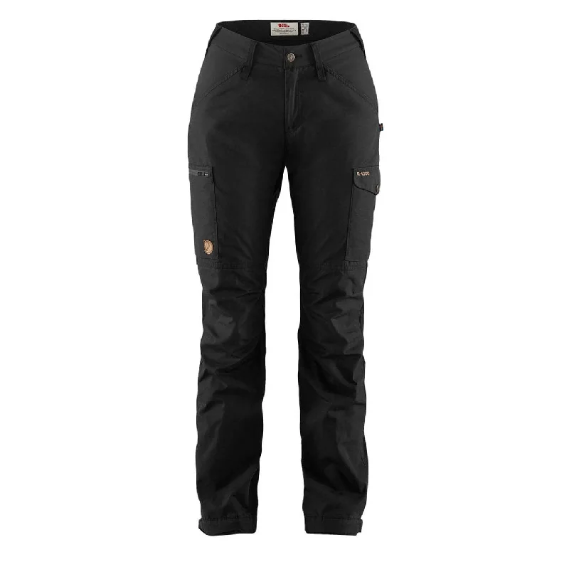 Leisure And Entertainment Fjallraven Womens Kaipak Curved Trousers Black
