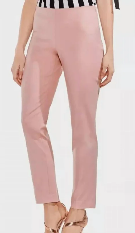 Street Graffiti Design Taffy Soft Casual Cropped Pants In Pink