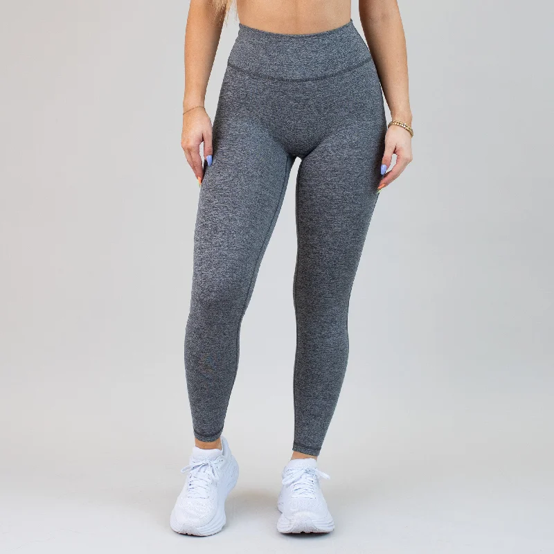 Mid-length Style Charge Legging 25"- No Front Seam - Higher Rise