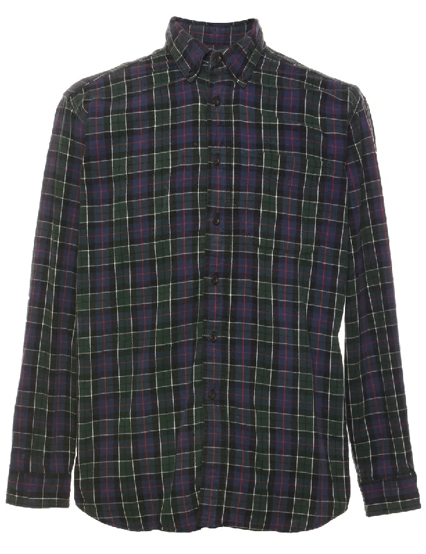 Cute Style L.L. Bean Checked Shirt - M