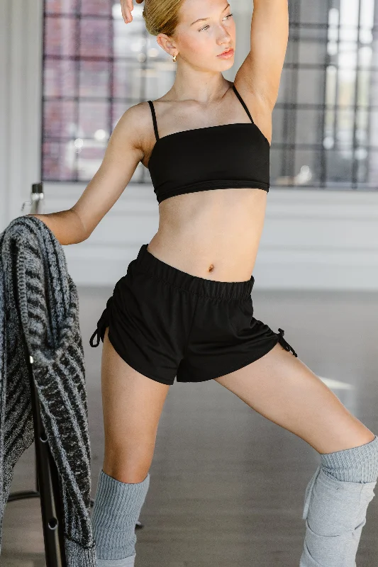 Slightly Flared Design High Tied Short