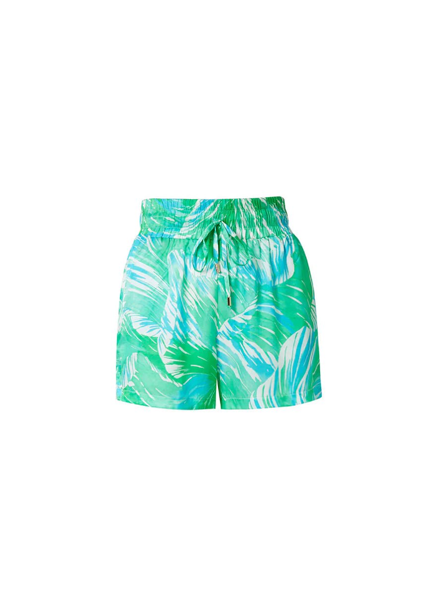 Urban Sense Annie Drawstring Waist Shorts Rainforest
