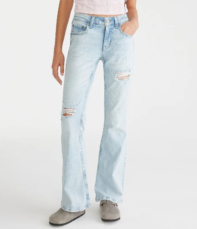 Effortless Comfort Aeropostale Flare Low-Rise Jean