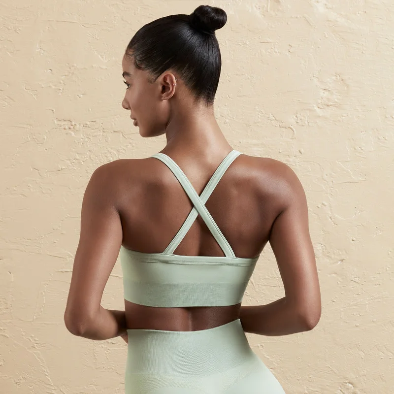 6606 Cross Bra Light Green