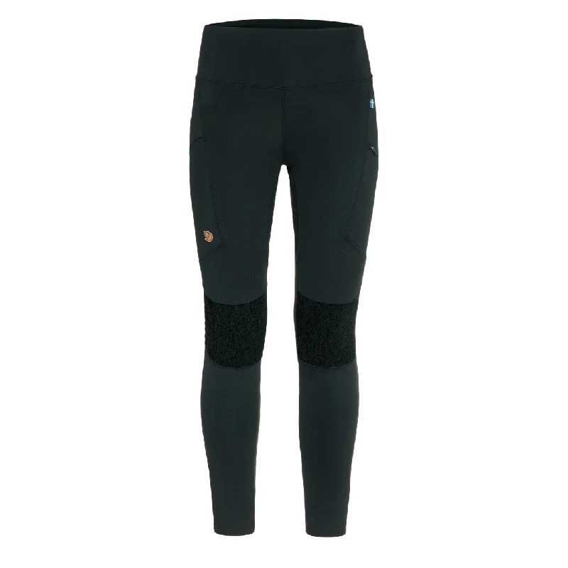Effortless Comfort Fjallraven Womens Abisko Trekking Tights HD Black