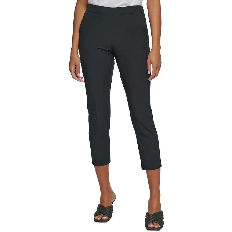Comfortable Tops Calvin Klein Womens Solid  Cropped Pants