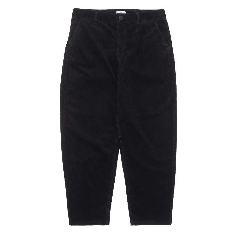 Casual Chic Wear Sunspel Womens Corduroy Trousers Black
