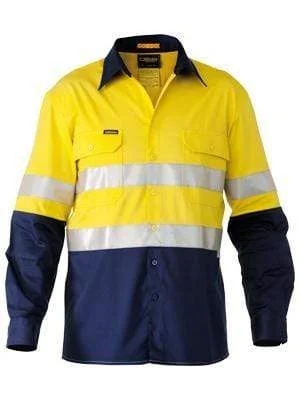 Cozy Sweaters Bisley Workwear 3m Taped Hi Vis Industrial Cool Vented Shirt Long Sleeve BS6448T