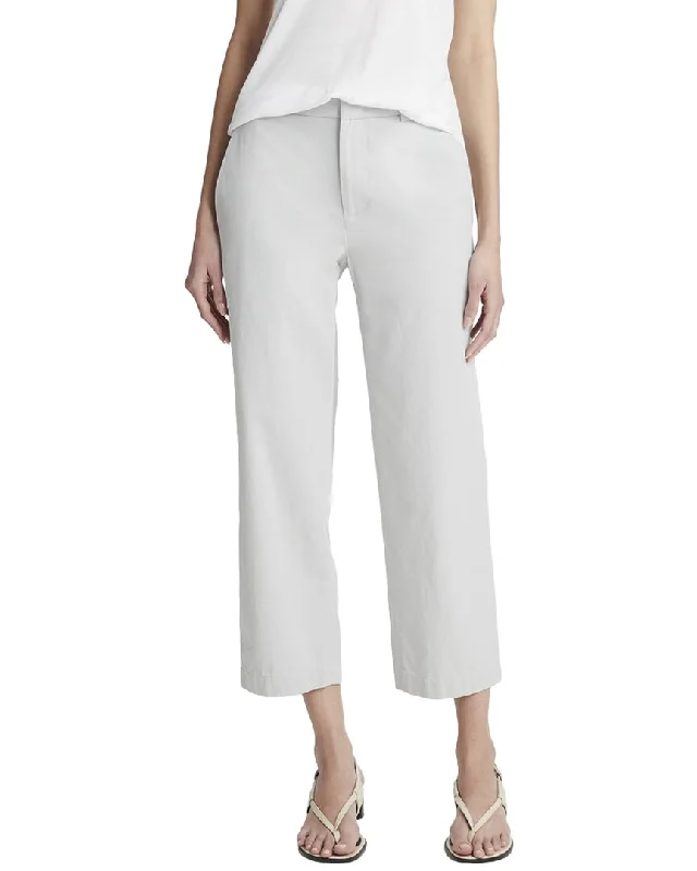 Effortless Elegance Vince Mid Rise Washed Crop Pant