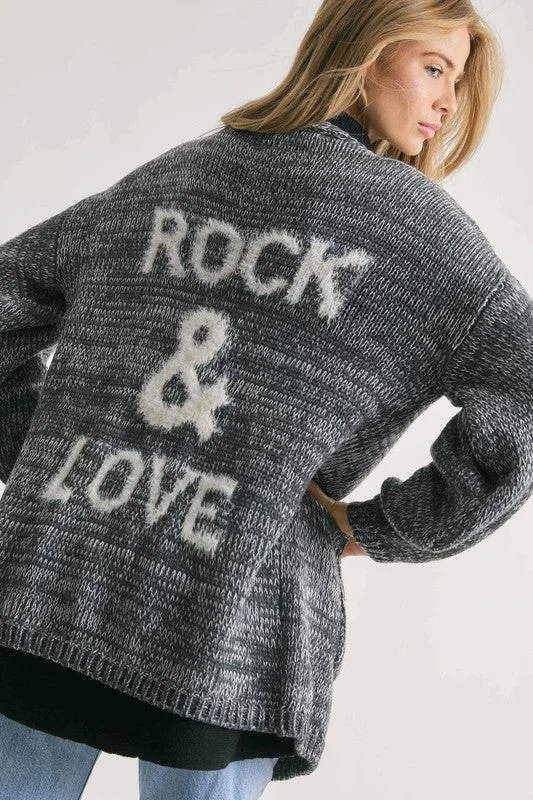 Elegant Wear ROCK & LOVE LONG SLEEVE CARDIGAN