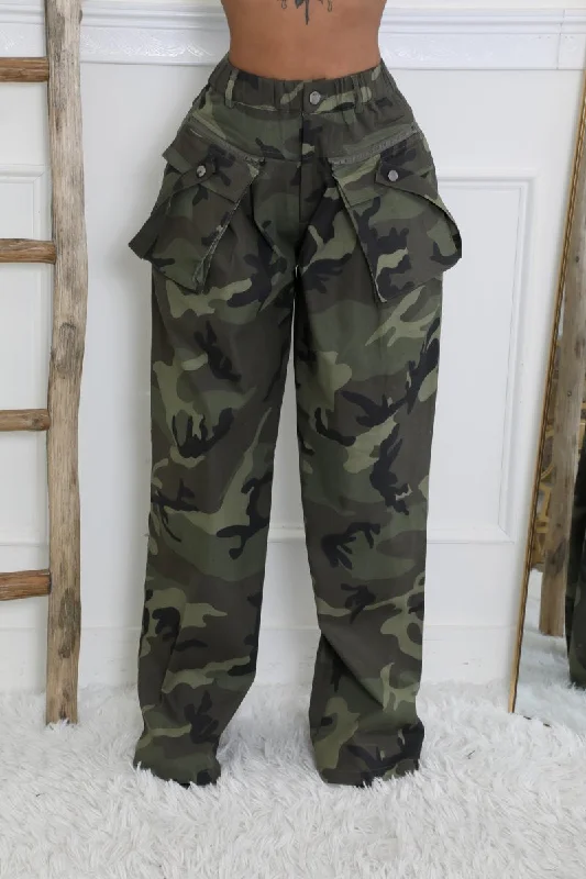 Ultra-lightweight Classic Camo Big Pocket Pants