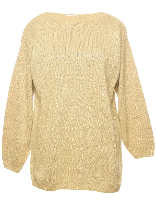 Creative Prints Lurex Thread Pattern Jumper - L