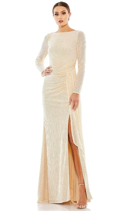 Modern Tailoring Ieena Duggal 26715 - Ruched Waist Sequin Mother of the Groom Dress