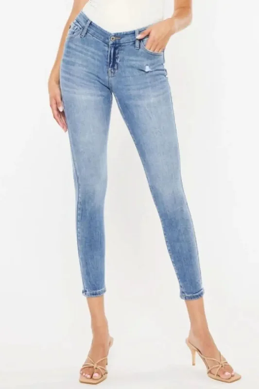 Effortless Dressing Kancan High Waist Cat's Whiskers Skinny Jeans