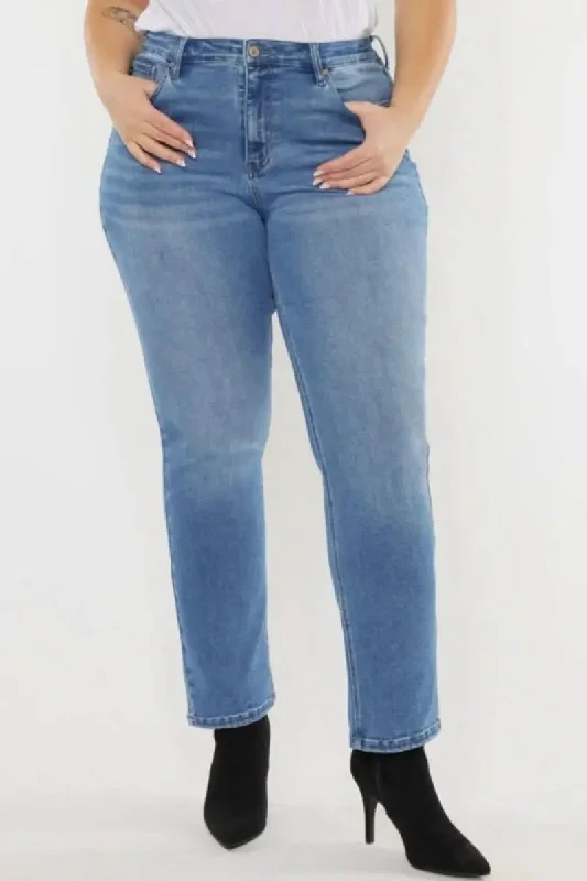 Comfortable down Kancan Full Size Cat's Whiskers High Waist Jeans