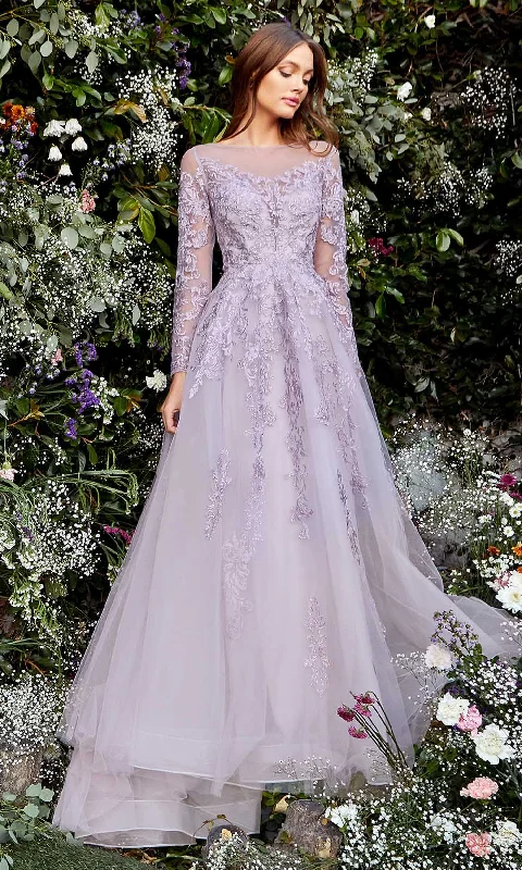 Tropical Style Andrea and Leo - A1024 Enchanting Embellished A-Line Dress